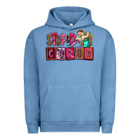 Pigment Pebble Blue stupid cupid with cupid olivia Urban Hoodie - OliviaCreatesArt