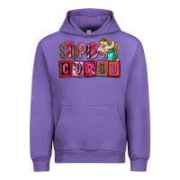 Tulip stupid cupid with cupid olivia Urban Hoodie - OliviaCreatesArt