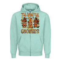 Seafoam thankful for my gnomies bbs Zipper Hoodie - BundleAndBundleShop