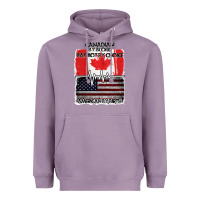 Lavender American By Birth Canadian By Blood Patriot By Choice Heavyweight Hoodie - Bettercallsaul