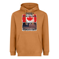 Meerkat American By Birth Canadian By Blood Patriot By Choice Heavyweight Hoodie - Bettercallsaul
