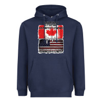 Navy American By Birth Canadian By Blood Patriot By Choice Heavyweight Hoodie - Bettercallsaul
