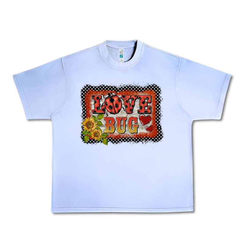 Ladybug  Love Bug Backround Urban Heavy Tee by BarkalooDesign | Teevron