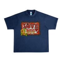 Navy ladybug  love bug backround Urban Heavy Tee - BarkalooDesign
