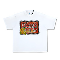 White ladybug  love bug backround Urban Heavy Tee - BarkalooDesign