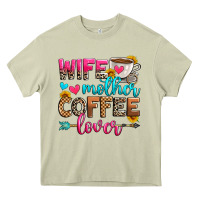 Mossy wife mother coffee lover Heavy Core Tee - Zillion Design Studio