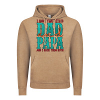 Vintage Coffee i have two titles dad and papa and i rock them both Vintage Hoodie - Artiststas