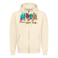 Sandshell peace love nails bbs Zipper Hoodie - BundleAndBundleShop
