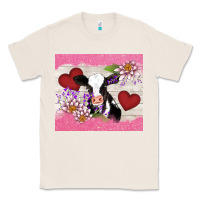 Natural lotus heart cow valentine Classic Tee - AdoDesignShop