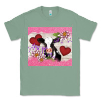 Sage lotus heart cow valentine Classic Tee - AdoDesignShop