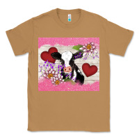 Toasted Coconut lotus heart cow valentine Classic Tee - AdoDesignShop