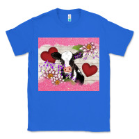 True Royal lotus heart cow valentine Classic Tee - AdoDesignShop