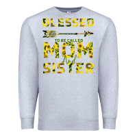 Heather Grey Blessed Mom And Sister Premium Sweatshirt - Bettercallsaul