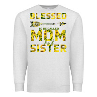 Oatmeal Heather Blessed Mom And Sister Premium Sweatshirt - Bettercallsaul