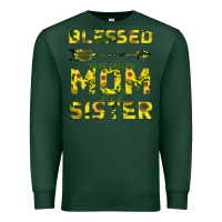 Sports Green Blessed Mom And Sister Premium Sweatshirt - Bettercallsaul