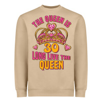 Mushroom the queen is 30 long live the queen Heavyweight Sweatshirt - Jasminsmagicworld