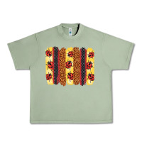 Oil Green ladybug  brushstrokes Urban Heavy Tee - BarkalooDesign