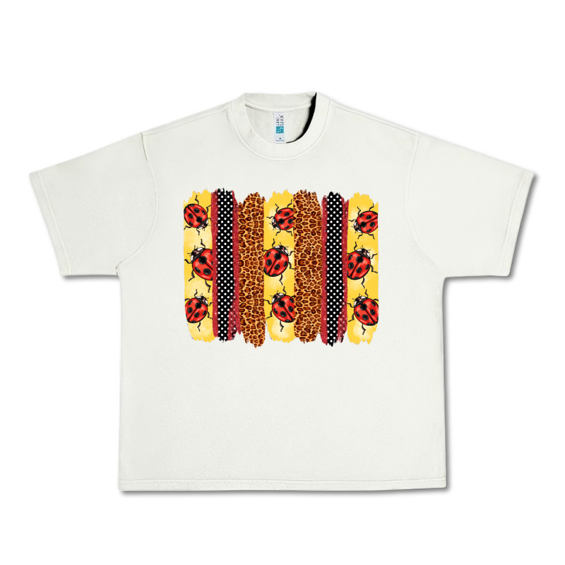 Ladybug  Brushstrokes Urban Heavy Tee by BarkalooDesign | Teevron