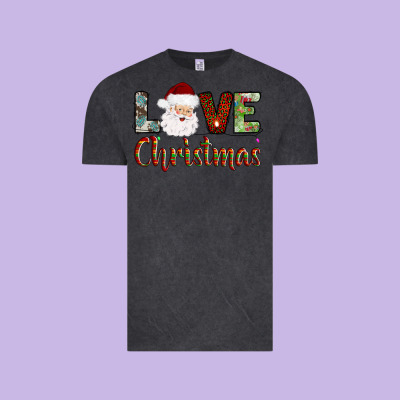 Love Christmas Vintage Tee Designed By Adodesignshop