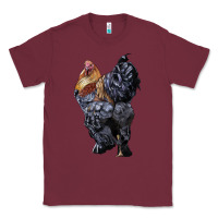 Burgundy Brahma Rooster Classic Tee - LillyAllenDesigns