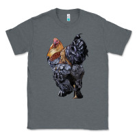 Charcoal Heather Brahma Rooster Classic Tee - LillyAllenDesigns