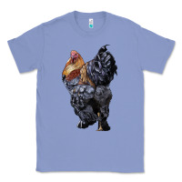 Colony Blue Brahma Rooster Classic Tee - LillyAllenDesigns