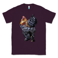 Plum Brahma Rooster Classic Tee - LillyAllenDesigns