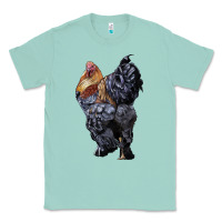 Seafoam Brahma Rooster Classic Tee - LillyAllenDesigns