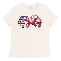 Bone 4th of july zillion Ladies Tee - Zillion Design Studio