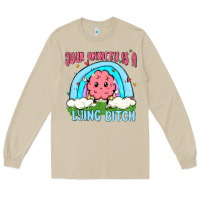 Mushroom your anxiety is a lying bitch Long Sleeve Tee - MaliasSmallBusiness