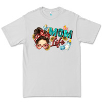 Dove Grey mom life Premium Tee - Zillion Design Studio