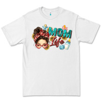 White mom life Premium Tee - Zillion Design Studio