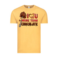 Vintage Mustard i love you more than chocolate Vintage Tee - AdoDesignShop