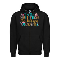 Black i'm the nail tech they told you about bbs Zipper Hoodie - BundleAndBundleShop