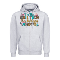 Heather Grey i'm the nail tech they told you about bbs Zipper Hoodie - BundleAndBundleShop