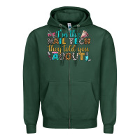 Sports Green i'm the nail tech they told you about bbs Zipper Hoodie - BundleAndBundleShop