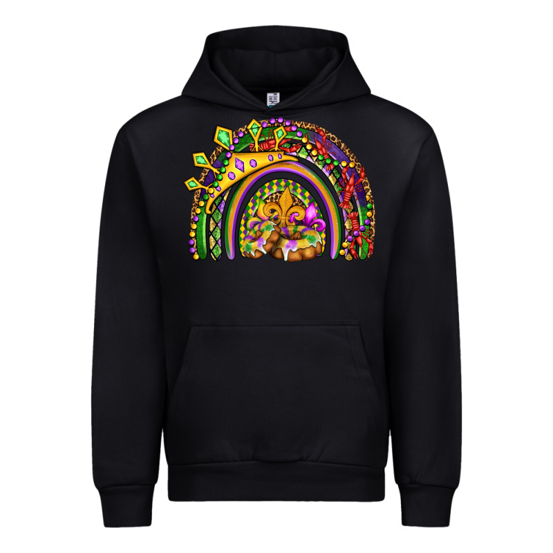 Mardi Gras Rainbow Urban Hoodie by OliviaCreatesArt | Teevron