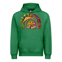 Emerald mardi gras rainbow Urban Hoodie - OliviaCreatesArt
