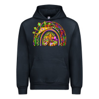 Navy mardi gras rainbow Urban Hoodie - OliviaCreatesArt