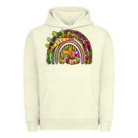 Pigment Pistachio mardi gras rainbow Urban Hoodie - OliviaCreatesArt