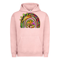 Pigment Salmon mardi gras rainbow Urban Hoodie - OliviaCreatesArt