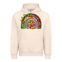 Sandshell mardi gras rainbow Urban Hoodie - OliviaCreatesArt