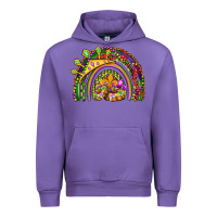 Tulip mardi gras rainbow Urban Hoodie - OliviaCreatesArt