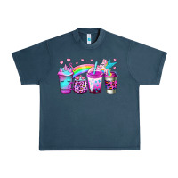 Midnight Navy unicorn coffee Urban Heavy Tee - Jasminsmagicworld