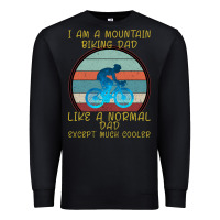 Black I Am A Mountain Biking Dad Premium Sweatshirt - Bettercallsaul