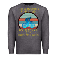 Charcoal Heather I Am A Mountain Biking Dad Premium Sweatshirt - Bettercallsaul