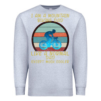 Heather Grey I Am A Mountain Biking Dad Premium Sweatshirt - Bettercallsaul