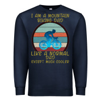 Navy I Am A Mountain Biking Dad Premium Sweatshirt - Bettercallsaul