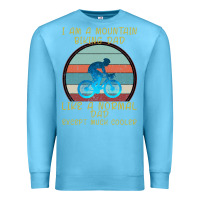Ocean Blue I Am A Mountain Biking Dad Premium Sweatshirt - Bettercallsaul