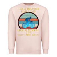 Pale Pink I Am A Mountain Biking Dad Premium Sweatshirt - Bettercallsaul